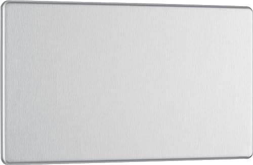 Image of BG Electrical Double Screwless Blank Plate