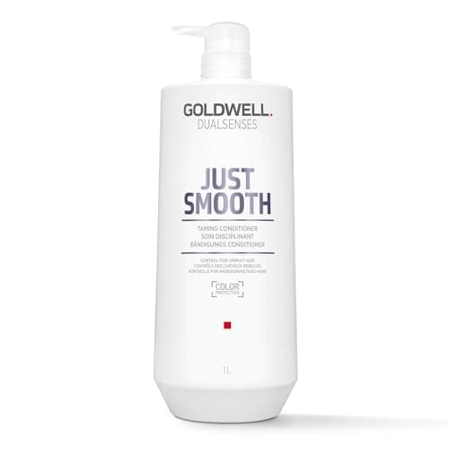 Image of Goldwell Dualsenses Just Smooth Conditioner, For Unruly & Frizzy Hair, Instantly Detangles & Smooths, 1L