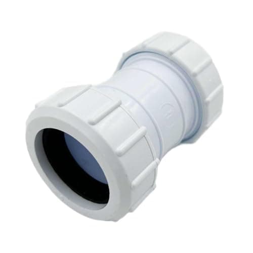 Image of 32x32mm Straight Coupler Universal Compression Waste Fittings (1 1/4")