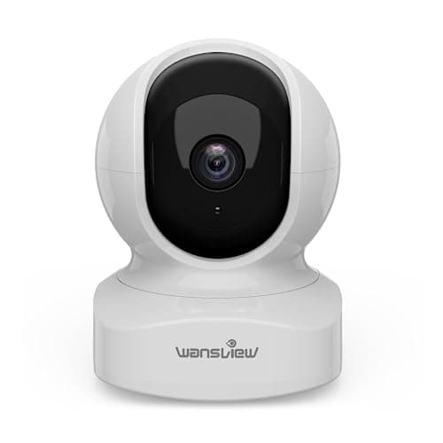 Image of wansview Security Indoor Pet Camera, 2K Dog Camera with APP, WiFi CCTV Camera House Security for Baby Monitor, Real-time Alert 2-Way Audio Night Vision Pan/Tilt, TF Card Storage, Works with Alexa Q5