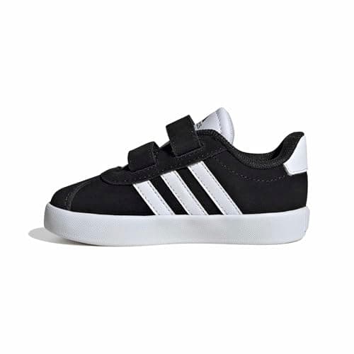 Image of adidas Unisex Kids VL Court 3.0 Shoes Infants, core Black/FTWR White/core Black, 8 UK Child