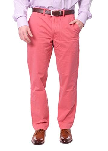 Image of Polo Ralph Lauren Mens Stretch Straight Fit Chino Pants Red 33/30