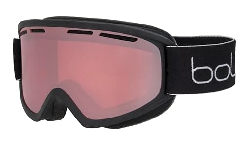 Image of bollé - Freeze Plus, Black Matte, Vermillon Gun Cat 2, Medium, Snow Goggles, Unisex, Adult