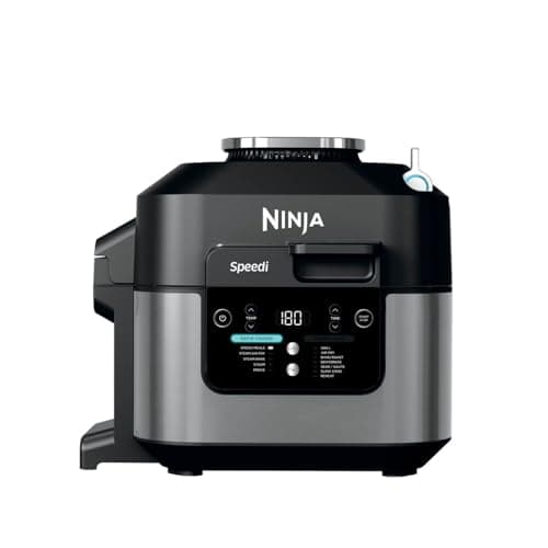 Image of Ninja Speedi 12-in-1 Multi-Cooker, Air Fryer and Slow Cooker, 5.7L Cooking Pot, Meals for 4 in Minutes, Air Fry, Steam, Grill, Bake, Roast, Sear, Slow Cook and More, Grey ON500UK
