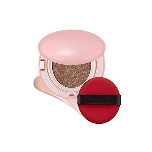 Image of Cushion Foundation - Korean Semi-Matte Waterproof Air Cushion | 72-Hour Longwear Moisturizing Formula for Mature Skin (23N, 18g)