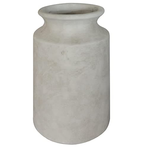 Image of Hill Interiors Darcy Urn Stone Vase, Mixed, 31 x 19 x 2.14cm