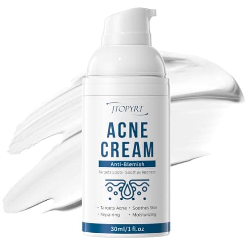 Image of Acne Cream: Acne Care Spot Cream Acne Pimples Recurrent Breakouts Face Care Suitable for all skin types Post-acne Scar Repair 30ml / 1fl oz