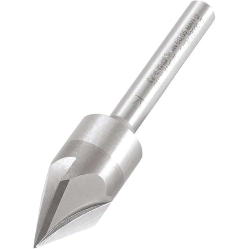 Image of Trend Professional Triple Flute Engraver, 60-Degree, 1/4 Inch Shank, 14.5mm Cut Diameter & 12.5mm Cut Length, Solid Carbide, S11/11X1/4STC