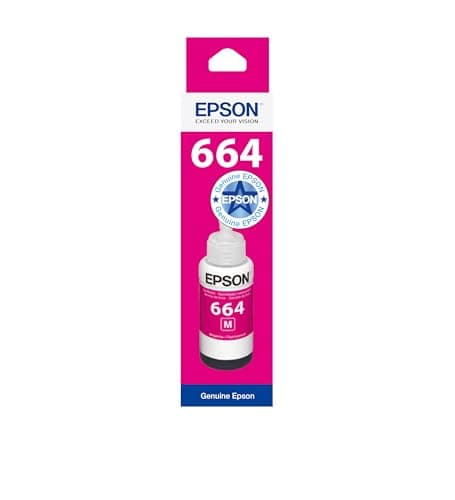 Image of Epson EcoTank 664 Magenta Genuine Ink Bottle