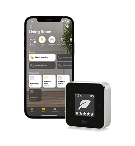 Image of Eve Room (Apple Home) - Indoor air quality sensor to monitor air quality (VOC), temperature and humidity, Bluetooth, Thread