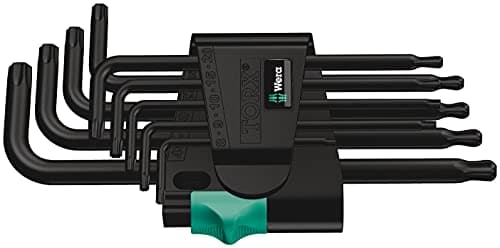Image of Wera 05024242001 05024242001 Torx Key Set with Ball-End (9 Pieces)