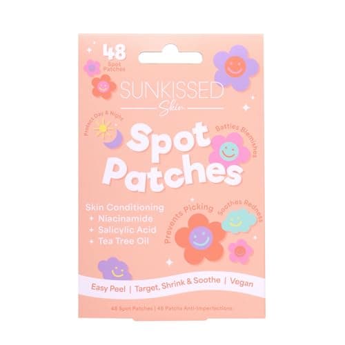 Image of Sunkissed Skin Cloud & Flower Spot Patches - 48 Patches