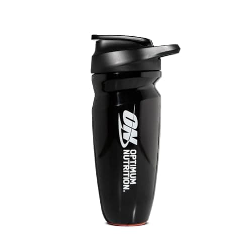 Image of Optimum Nutrition Opti-Lock Shaker Bottle, 700 ml Capacity, Leak Proof Protein Shaker Cup with Click Lock Lid, Flip Cap, Integrated Agitator, Measurement Scale, BPA Free Durable Gym Shaker