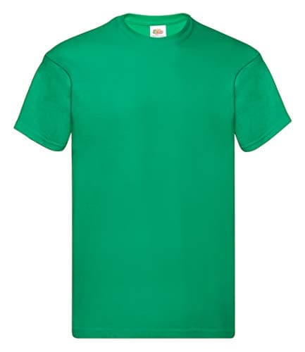 Image of Fruit of the Loom Men's Original T. T-Shirt, Kelly Green, XX-Large