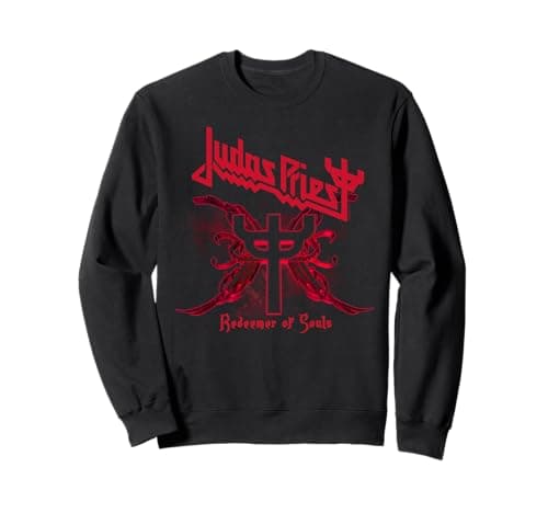 Image of Judas Priest Fork Logo Tracklist Sweatshirt