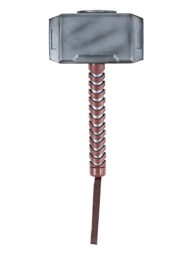 Image of Rubies Official Child's Marvel Avengers Assemble Thor Hammer, One Size, Multi-Coloured Halloween