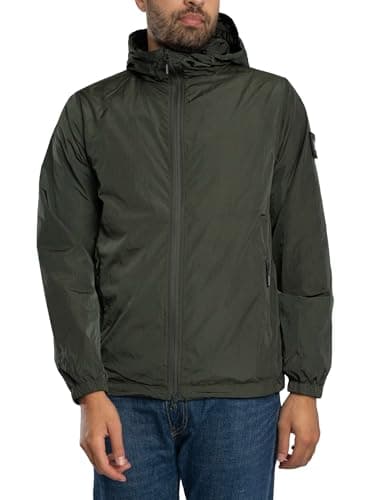 Image of Weekend Offender Men's Technician Face Mask Jacket, Black Forest, XXL