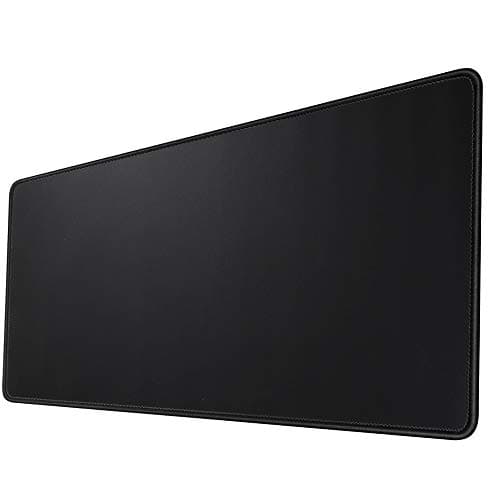 Image of HIHUHEN Mouse mat/Large Mouse Pad 600x300x3 mm | XL mousepad | desk mat/Gaming Mouse pad | improved precision and speed | rubber base for stable grip on smooth surfaces | table pad(60x30 Black)