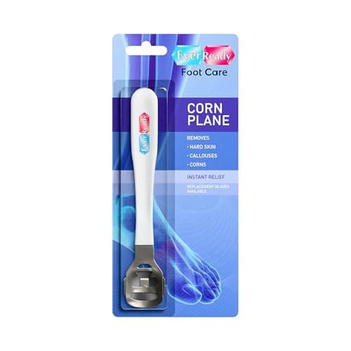 Image of EVer Ready Corn & Callus Plane | Instant Relief from Corns & Calluses | Removes Dry, Hard & Cracked Skin | Home Pedicure Treatment for Footcare
