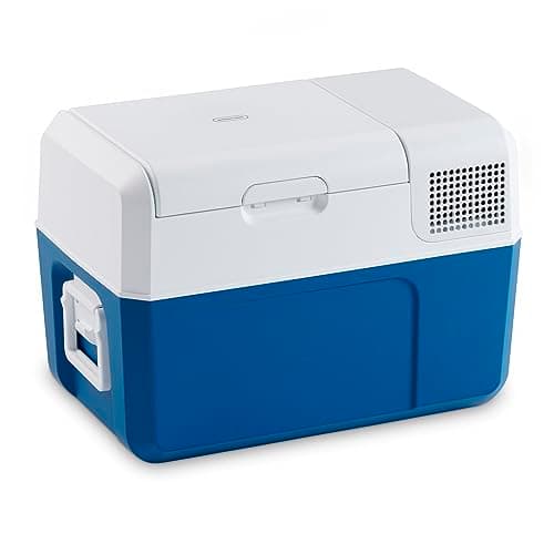 Image of MOBICOOL MCF40 - 38 l Compressor Cooler, Blue/Grey, Cool Box 12/24 V DC / 100 -240 V AC, Mini Fridge for Car, Truck, Boat, Motorhome and Power Socket