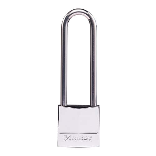 Image of Master Lock 639EURD Marine Padlocks with Key and Long Shackle, Grey, 9,7 x 3 x 1,2 cm