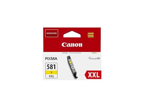 Image of Canon CLI-581XXL Yellow Ink Cartridge 1997C001
