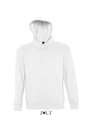 Image of SLAM - Unisex Hooded Sweat-Shirt with Kangaroo Pocket (S, WHITE)