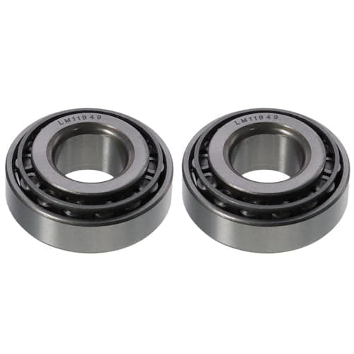 Image of Fudeshe Wheel Tapered Bearings 2pcs Tapered Roller Bearing,Durable Chrome Steel Cone and Cup Set(LM11949/LM11910)