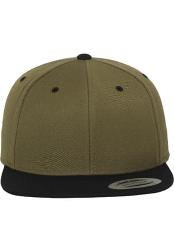 Image of Flexfit Adult Hat Classic Snapback 2 Tone - Olive/Black, one size