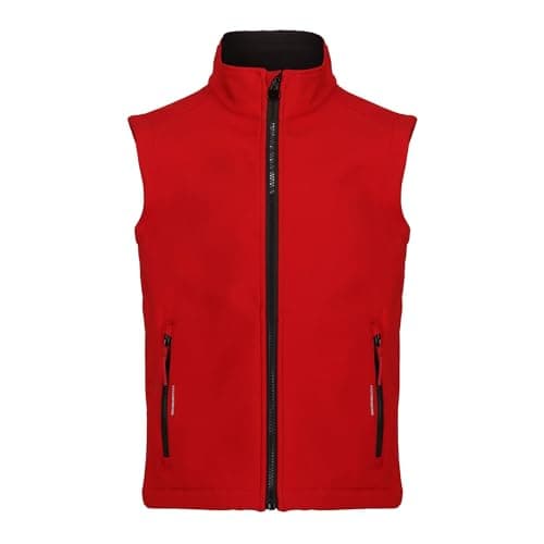 Image of Regatta Professional Boys Jnrablazesftshell Softshell Jacket, Classic Red Black, 5 Years EU