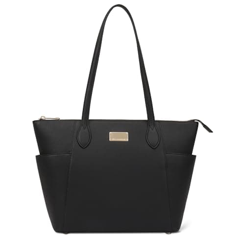 Image of Paul Costelloe Genuine Leather Tote Bag for Women | Morava (Jet black)