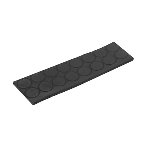 Image of PATIKIL Non Slip Furniture Pads 3/8" (10mm x 2mm), 16 Pcs Adhesive Backed Round Rubber Feet Anti-Scratch Rubber Furniture Grippers for Hardwood Floor Electronics Bed Drawers DIY