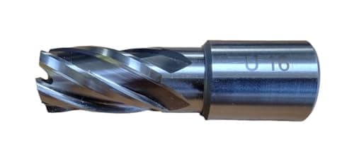 Image of 16mm Broaching Cutter For Magnetic Drill Universal Fitting Mag Drilling Bit Annular cutter 12-32mm Diameter x 25 mm Length HSS Rotabroach Type Annular Mag Drill Broach Hole Cutter for Steel