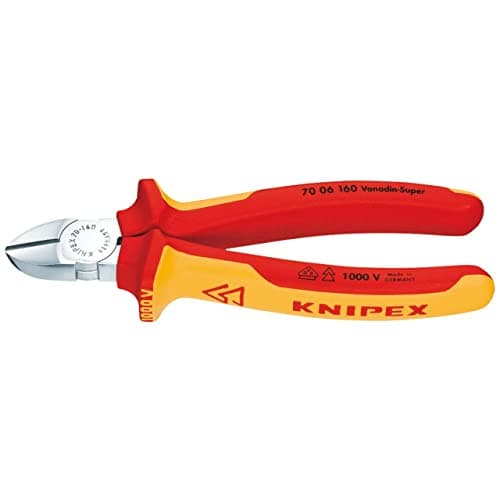 Image of Knipex 81262 160mm Fully Insulated Diagonal Side Cutter