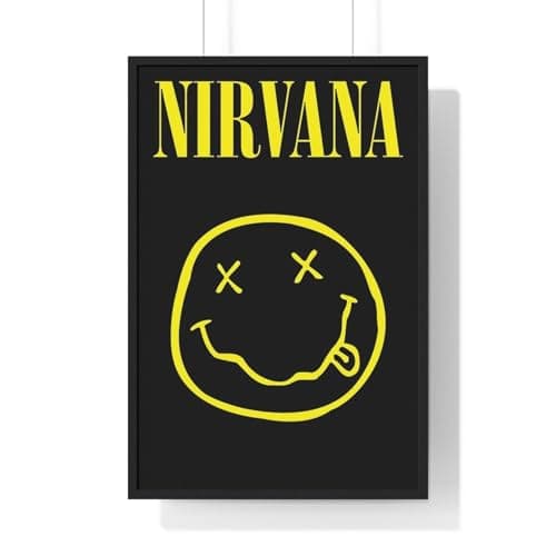 Image of Poster Kingz Nirvana Smiley Logo Maxi Poster Wall Art 61 x 91.5 cm
