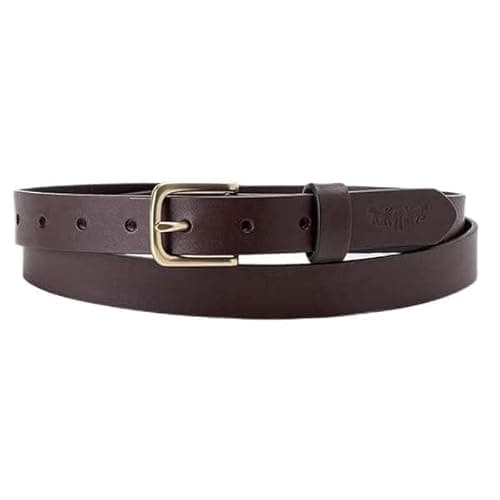 Image of Levi's Men's New Narrow Belt, Brown, 100