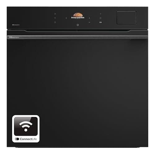 Image of Hisense Electric Single Oven, 59.5 x 59.5 x 56.4 cm, A+ Energy Rating, 26 Programmes, Pyrolytic Self-Cleaning, Black