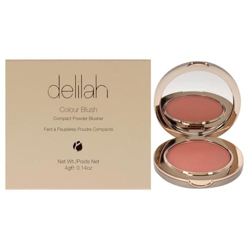 Image of delilah Colour Blush Compact Powder Blusher- Clementine For Women 0.14 oz Blush