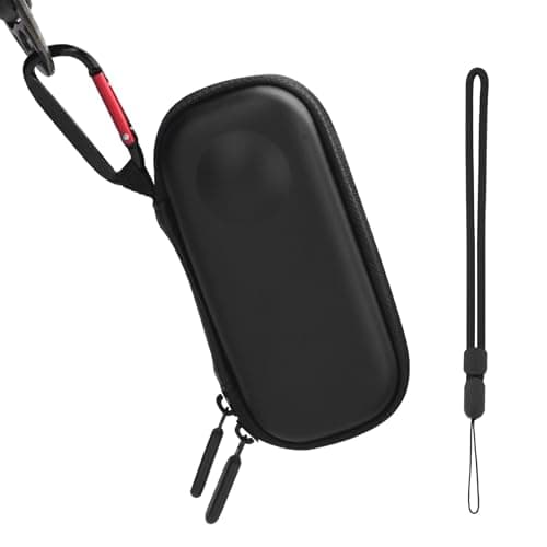 Image of BRDRC Carrying Case for Insta360 X3, Portable Storage Bag Lens Protective Cover Hard Shell Protector Travel Case with wrist strap for Insta360 ONE X X2 X3 Camera Accessories(Not for X4)