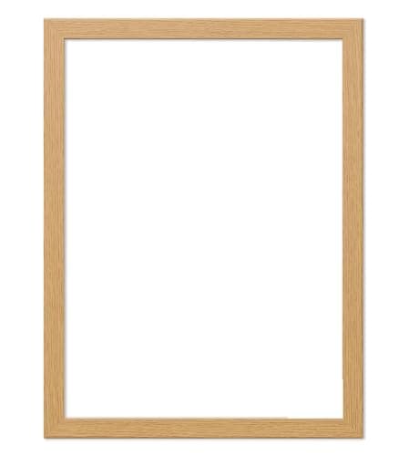 Image of DECORO Oak Frame 50x70cm | Large 500x700mm Oak Photo Frames