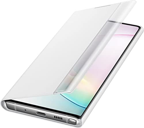 Image of Samsung Original Galaxy Note 10 Clear View Cover Case - White
