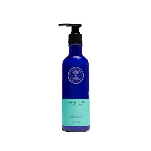 Image of Neal's Yard Remedies Geranium & Orange Hand Lotion, Hand Cream with Geranium and Orange Essential Oils, Vegan & Cruelty-Free, 200ml