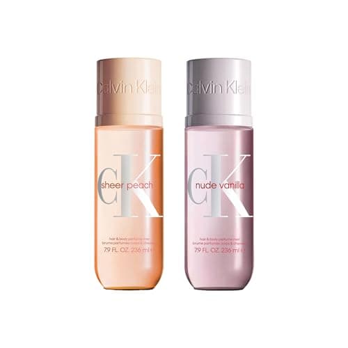 Image of Bundle of Calvin Klein Sheer Peach Hair & Body Perfume Mist 236ml + Calvin Klein Nude Vanilla Hair & Body Perfume Mist 236ml