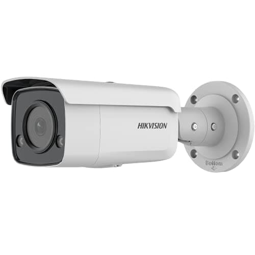 Image of Hikvision - Outdoor PoE IP Camera Bullet 4MP 4mm ColorVu Hikvision AcuSense White Led Deep Learning - DS-2CD2T47G2-L(4mm)