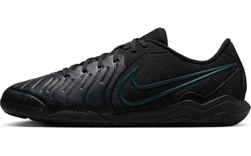 Image of Nike Men's Legend 10 Academy Ic Football Shoe, Black/Black-Deep Jungle, 6