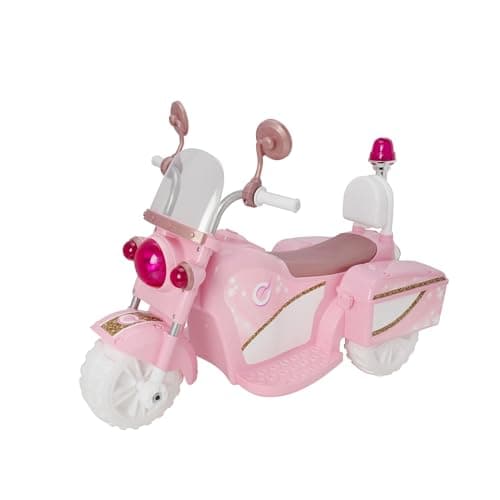Image of EVO 6V Kids Electric Ride-On Dream Mini Trike Bike – Pink | Battery Powered Ride On Motorbike | 40 Minute Run Time | Stable 3-Wheel Design | First Electric Ride-On Toy for Toddlers Aged 2+