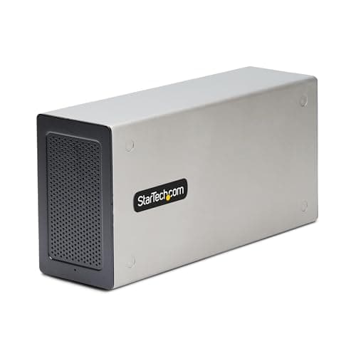 Image of StarTech.com Thunderbolt 3 PCIe Expansion Chassis, External Enclosure W/Dual PCI Express Slots, PCIe Box for Laptops/Desktops/All-In-Ones, 8K/4K Output Via TB3/DP 1.4 , TAA (2TBT3-PCIE-ENCLOSURE)