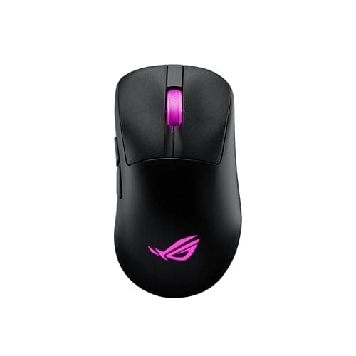 Image of ASUS ROG Keris II Ace Wireless Gaming Mouse, 54g Lightweight, AimPoint Pro 42K Optical Sensor, Optical Micro Switches, SpeedNova Wireless, ROG Polling Rate Booster, Esports & FPS Gaming, Black
