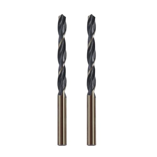 Image of Misuyue 8.5mm M2 Cobalt HSS Drill Bits, 2pcs Twist Metal Drilling Bit, Carbide Drill Bit for High-Carbon Steel Copper Plastic Hard Materials, Wood Drilling Bits