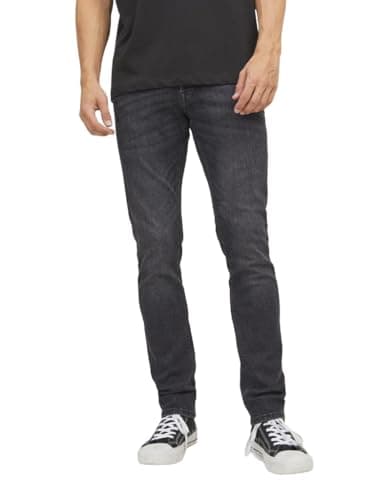 Image of JACK & JONES Glenn Original SQ 270 Jeans-Black-W36-32L (Dark Grey)